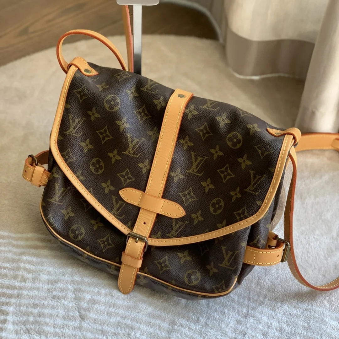 修复品LouisVuitton/路易威登 双子星小号斜跨包/001