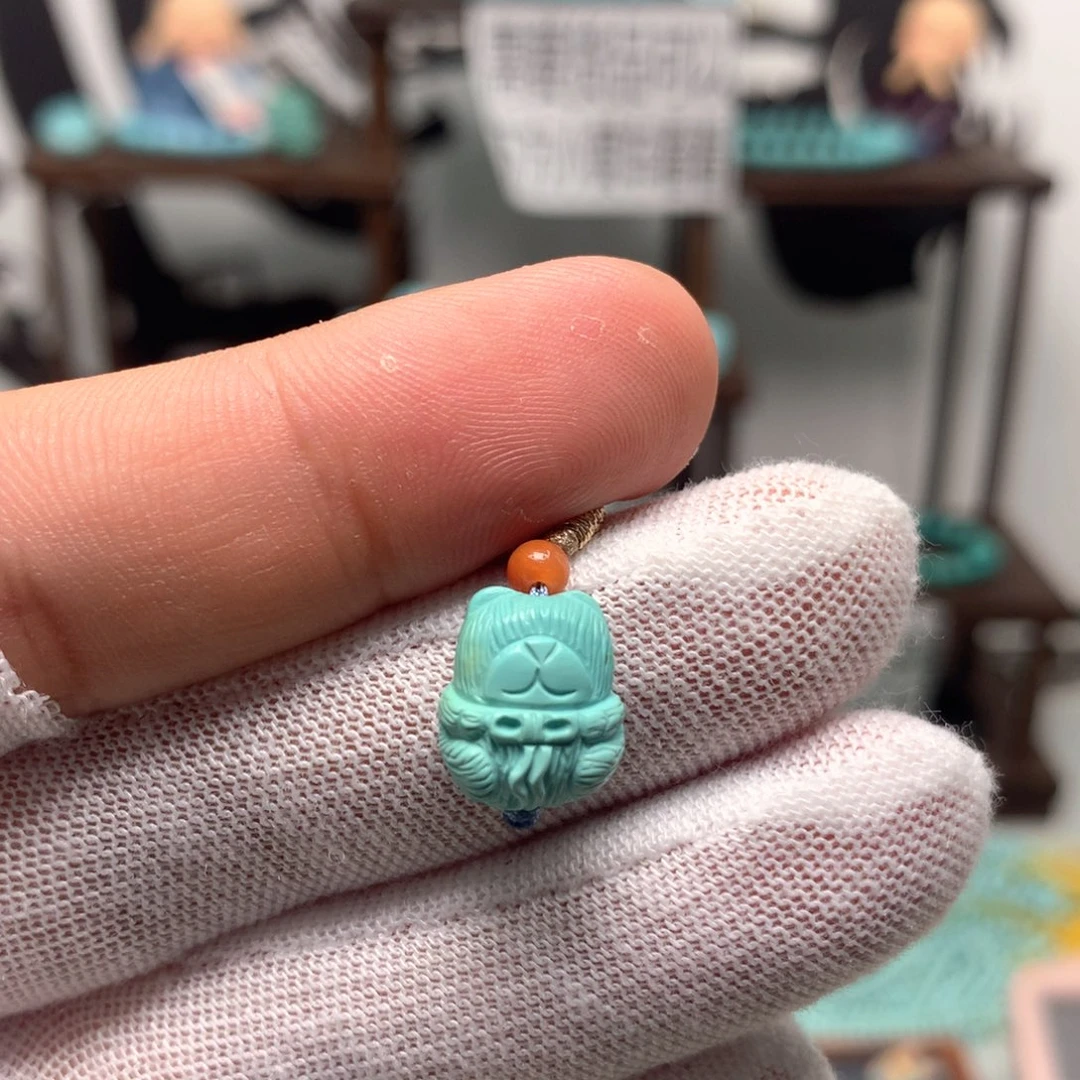 绿松石未镶嵌挂件