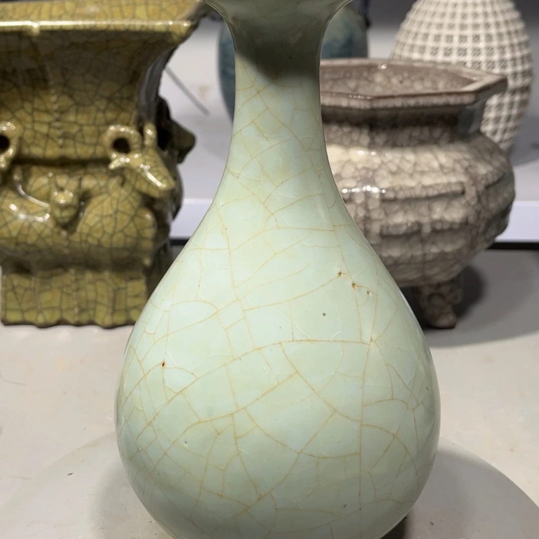 瓶汝窑瓷器品相完美