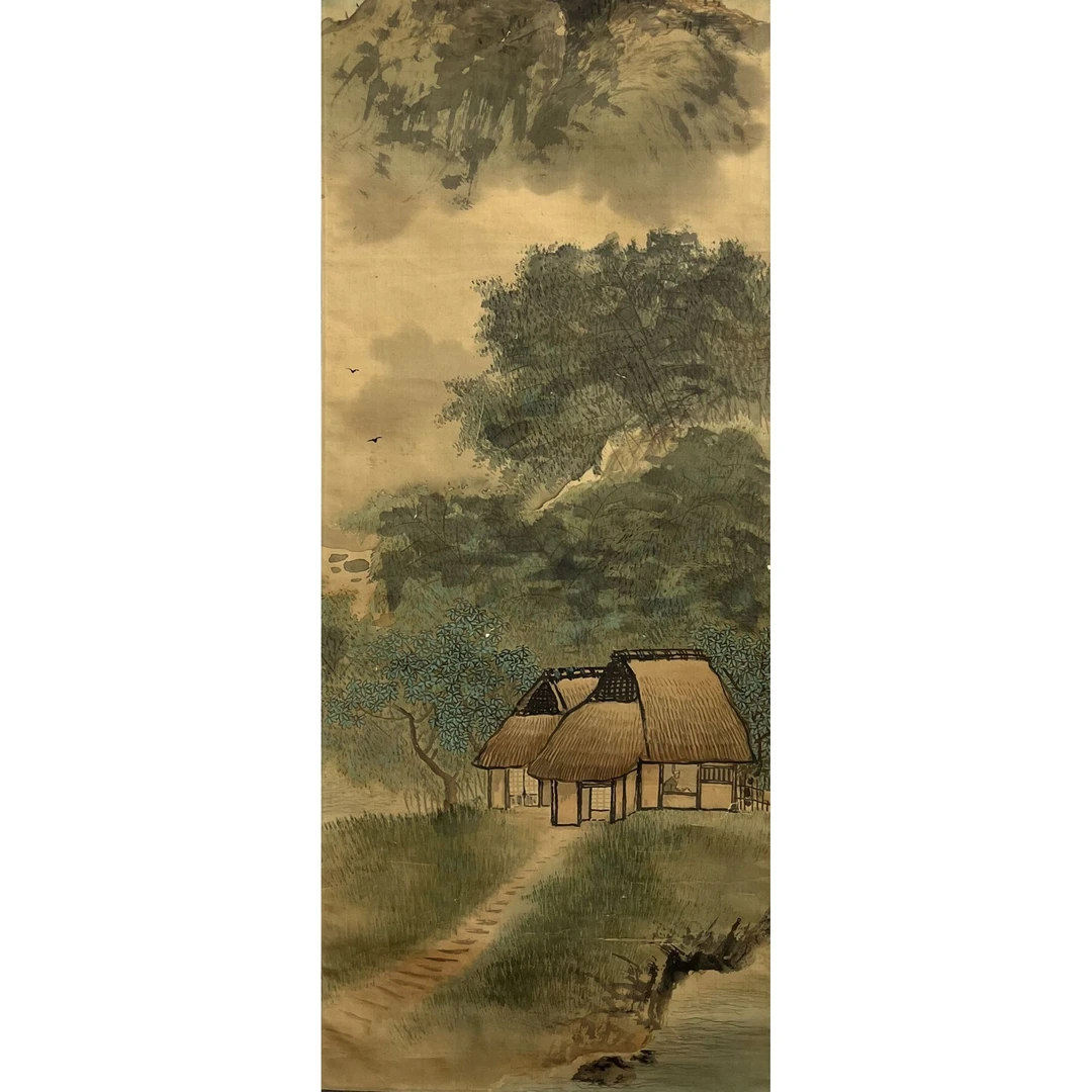 【辽拍】V240311-1-39《山水》（5.1平尺) 纸本镜片 ws03
