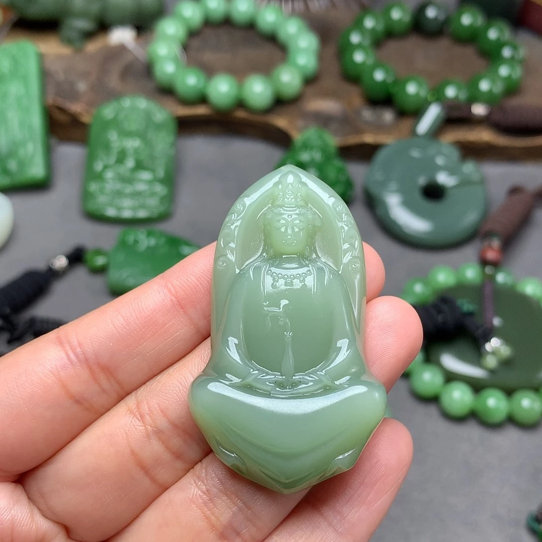 和田玉颈饰未镶嵌用****5