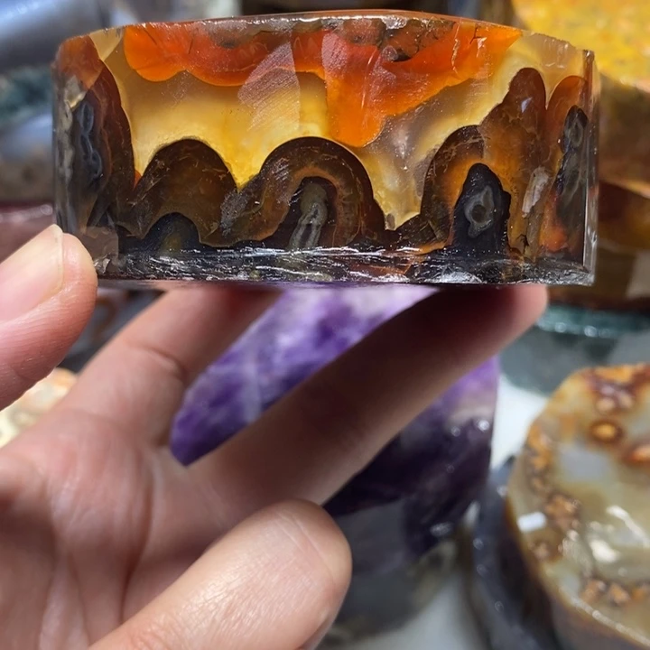 李***菜定制玛瑙手镯定制63