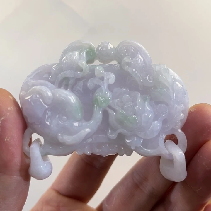 翡翠吊坠(赠链)未镶嵌代编织