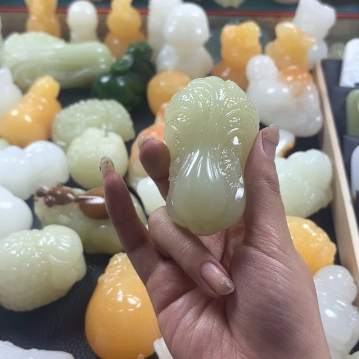 @***安石材昆仑山脉青色白菜
