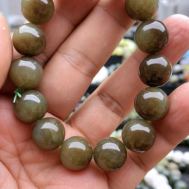 【闪购商品】手链未镶嵌和田玉14糖58