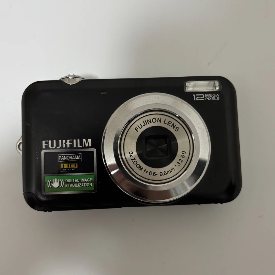 95新 Fujifilm/富士 jv110黑色1200w像素复古胶片感带配件