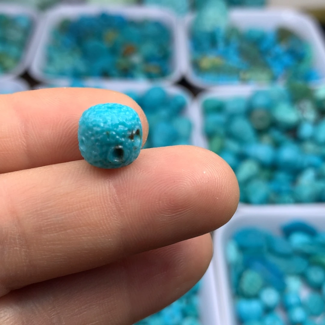 绿松石未镶嵌吊坠(不含链)10×9