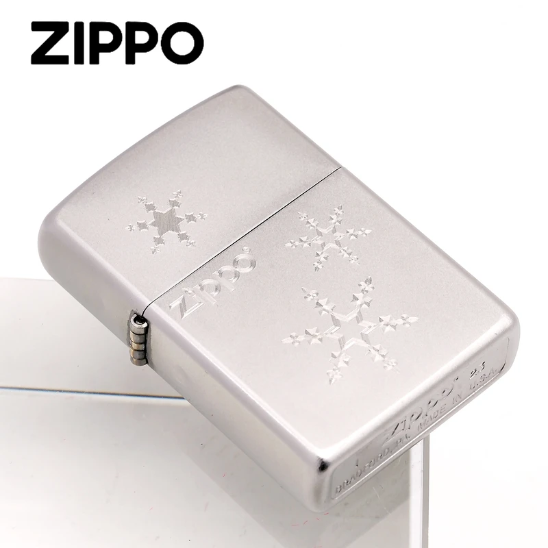ZIPPO/之宝打火机正品【三朵雪花10】205刀刻工艺/【林子10】DYJ1