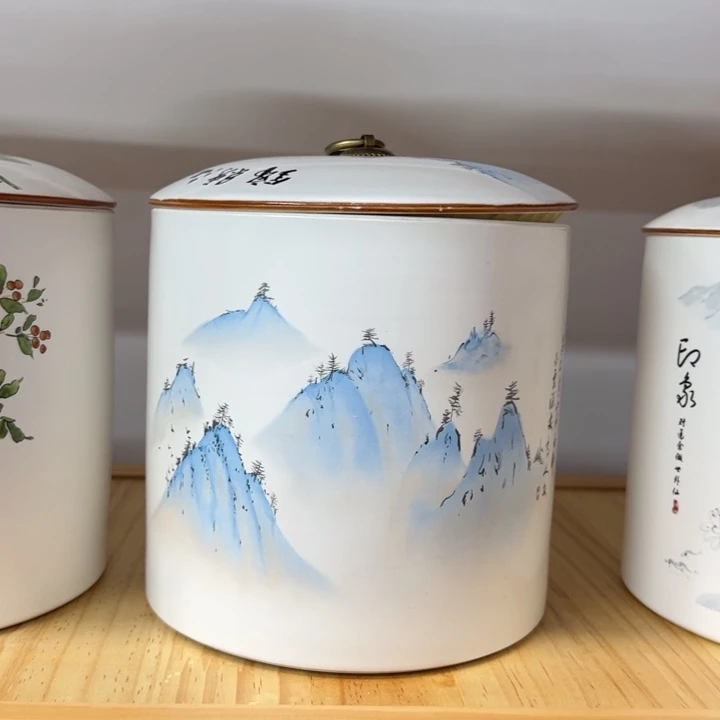 瓷片茶叶罐茶叶罐