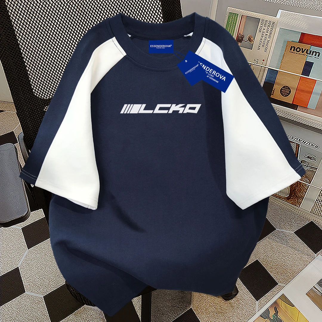 100%纯棉潮牌小清新字母短袖t恤女2025夏季通勤宽松学生百搭上衣