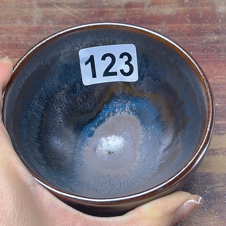 茶盏沐雨茶器柴烧主人杯
