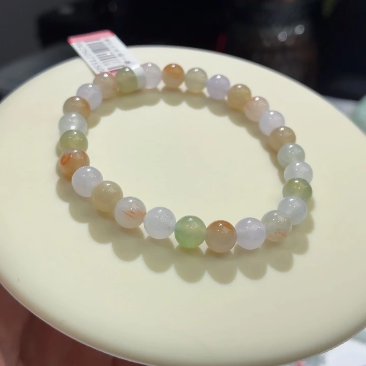 手链翡翠未镶嵌冰胶桂花卡7.1
