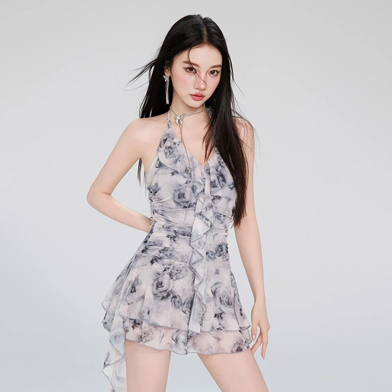 连体泳衣女保守显瘦竞速专业专用平角泳装大码女士女款女装新款