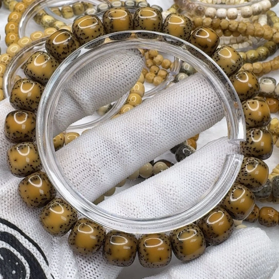 星月菩提吊坠10古铜侧留白