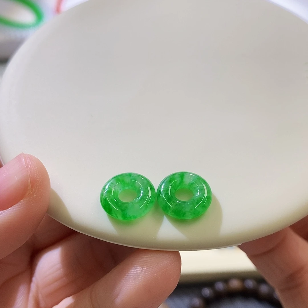 未镶嵌摆件翡翠甜甜圈