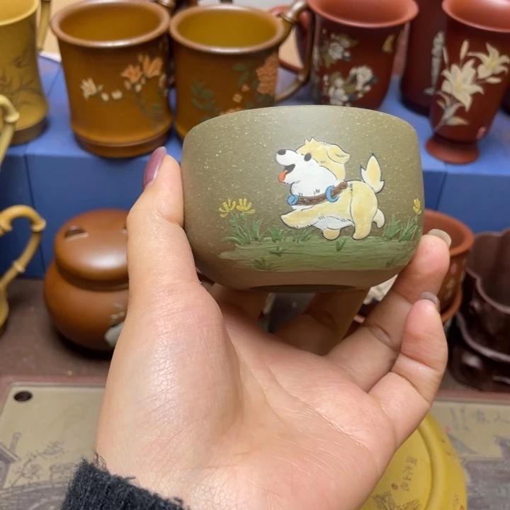紫砂茶杯紫砂主人杯