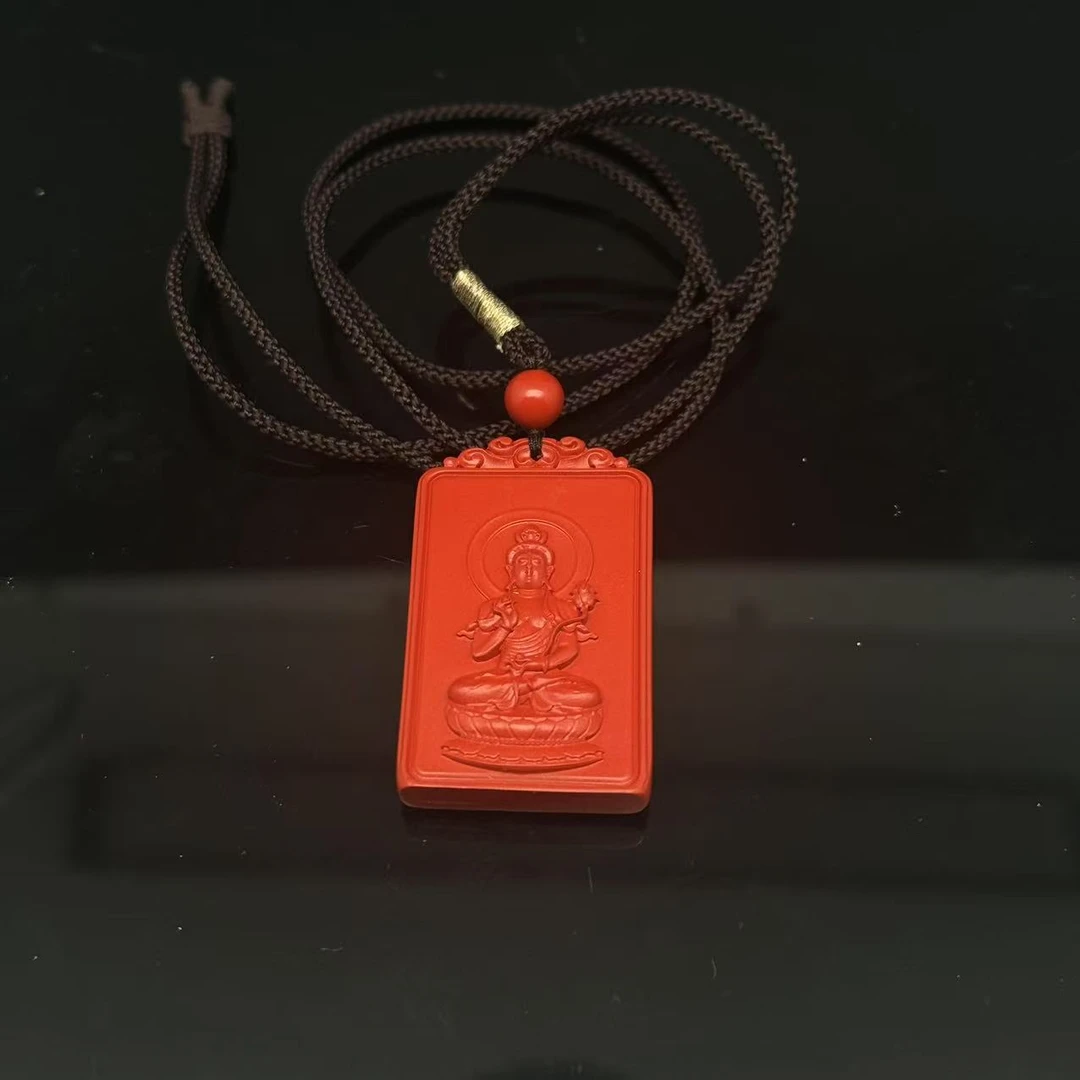 含辰砂工艺品B0319GMD307（多样性发货）大势至菩萨（马）饰品