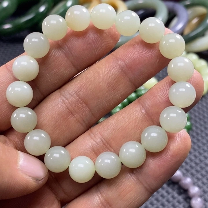 和田玉未镶嵌手链