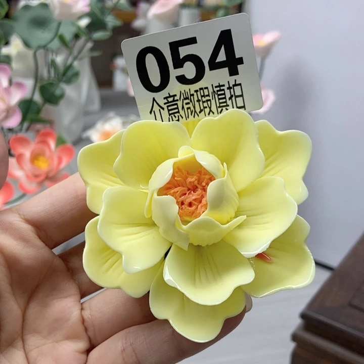 想***雪陶瓷手工制作陶瓷花