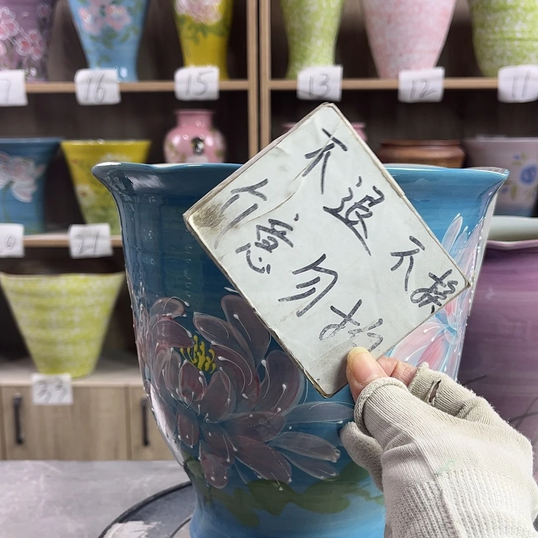 景德镇陶瓷花盆花盆