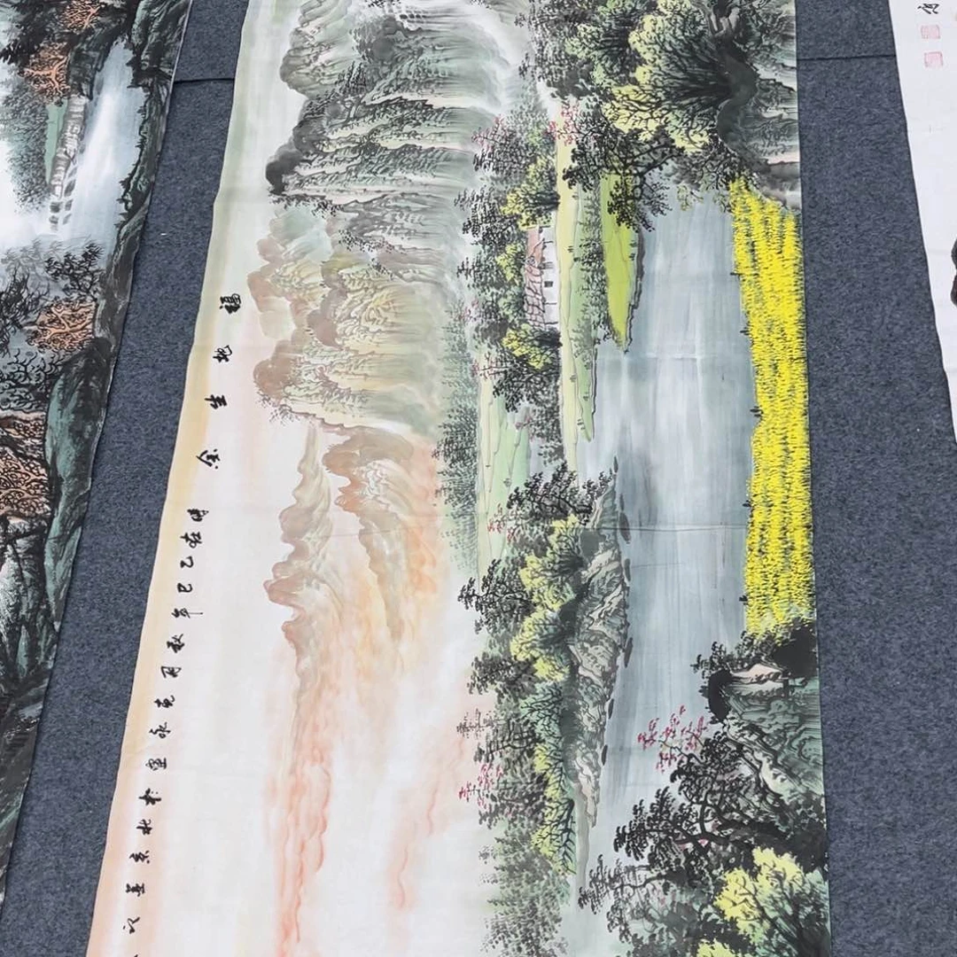 国画宣纸手绘，手工作品