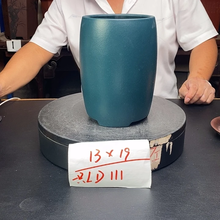 紫砂花盆货号一只LD111