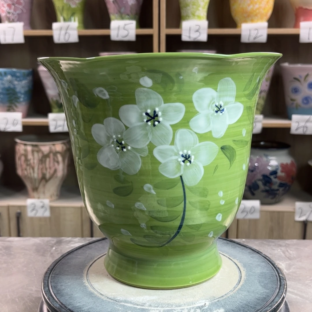 景德镇陶瓷花盆花盆