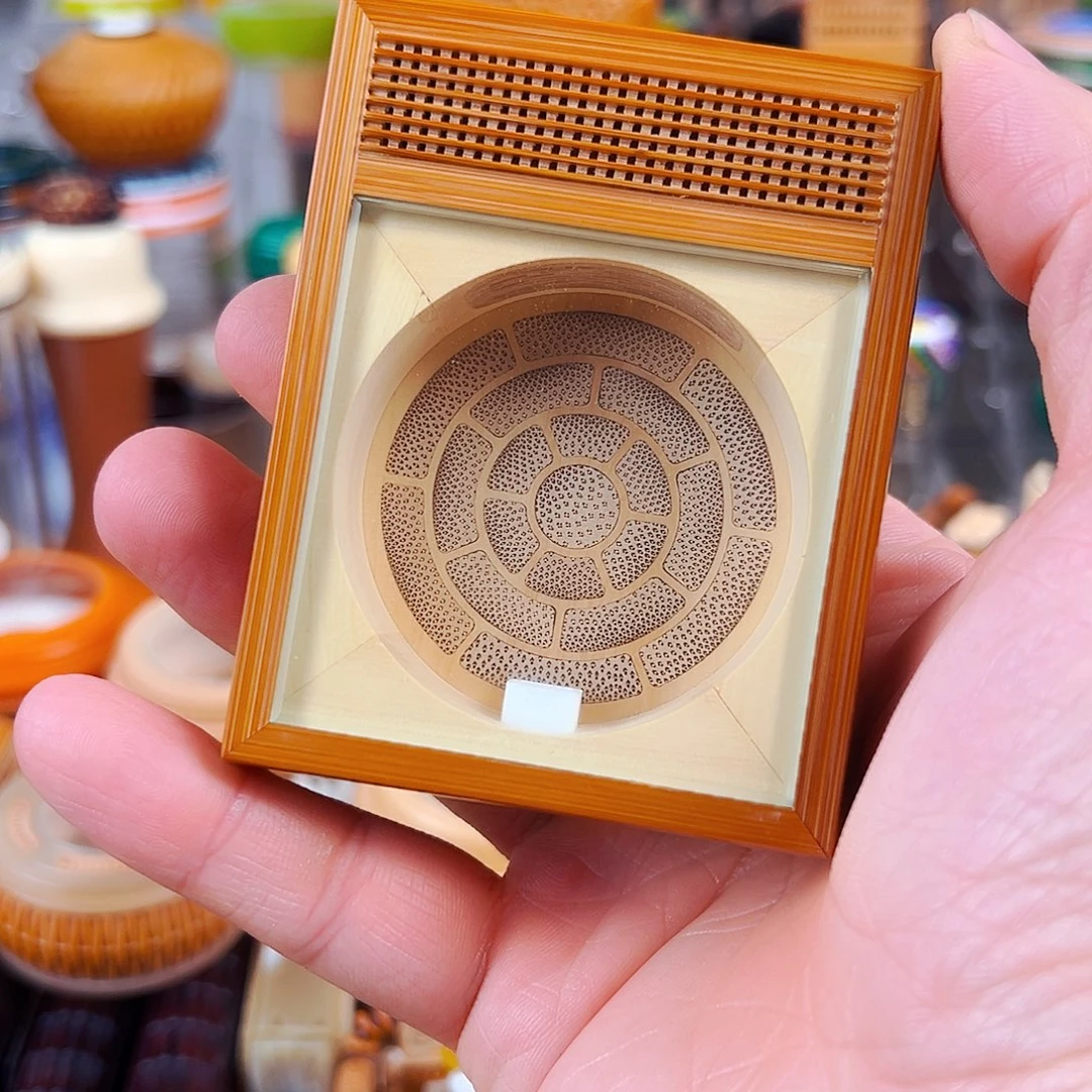 外方内圆音箱竹蛉盒虫具