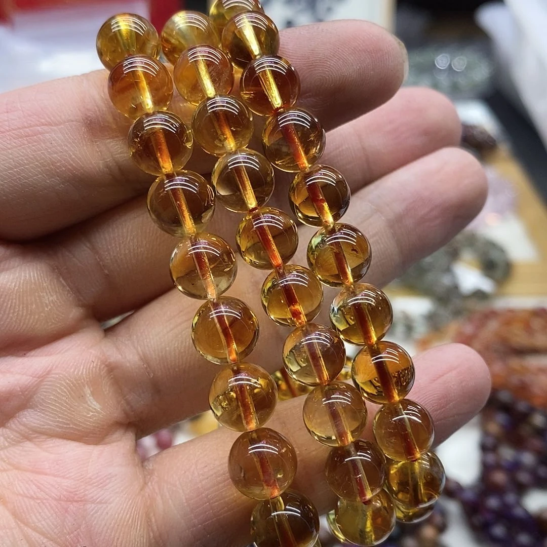 水晶手串未镶嵌多样性发货发一条