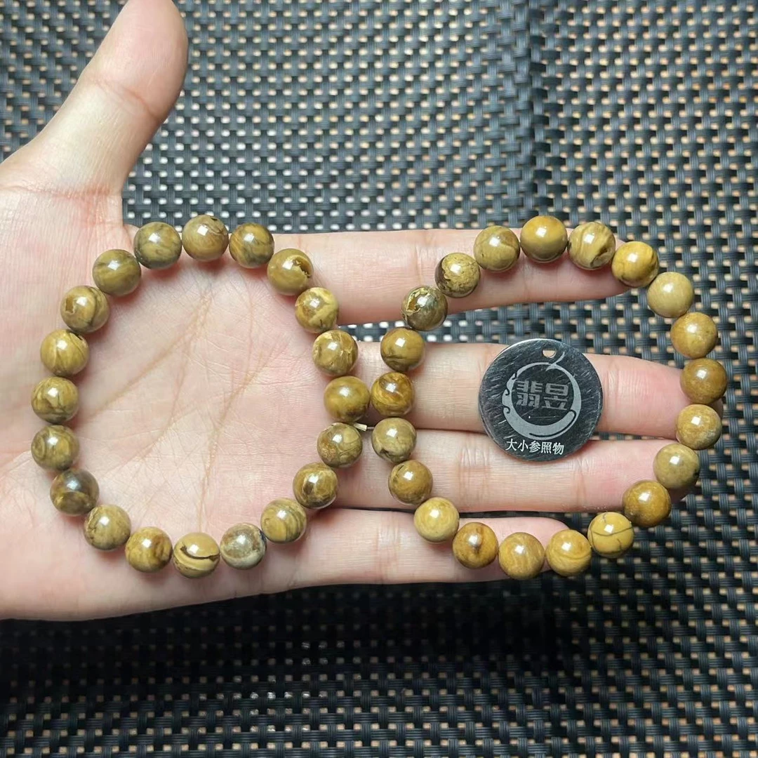 翡昱-N5-46491-729-琥珀手串/约8+/约18颗/多样性发其一-C