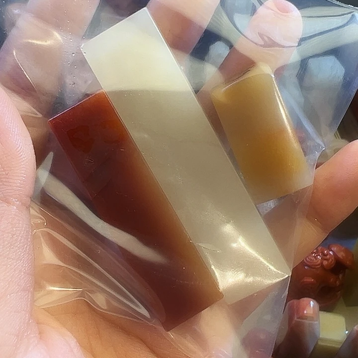 燕***师寿山石印石九个一组