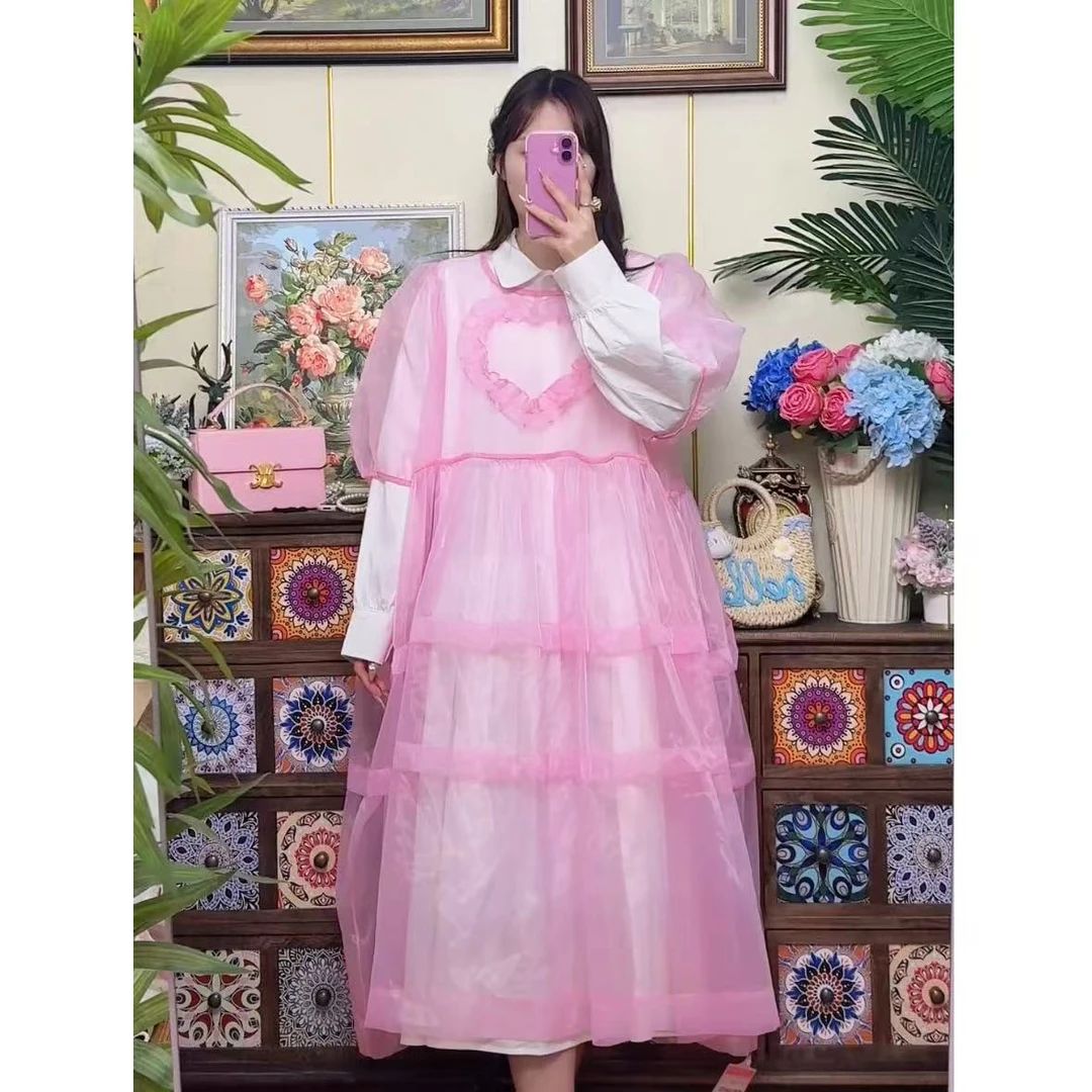 【心动日记】春季公主可爱温柔欧根纱蓬蓬裙仙女连衣裙