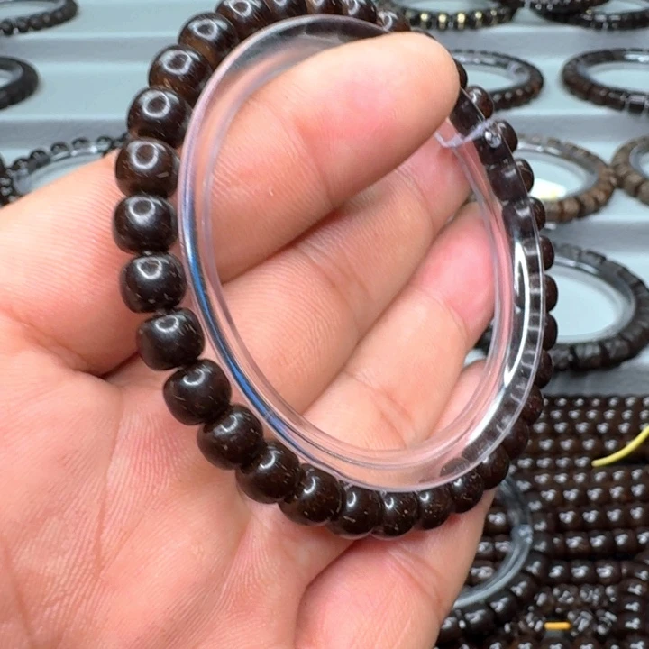 虎***仙吊坠椰蒂印尼原生态精工椰蒂7x6老型两条单圈