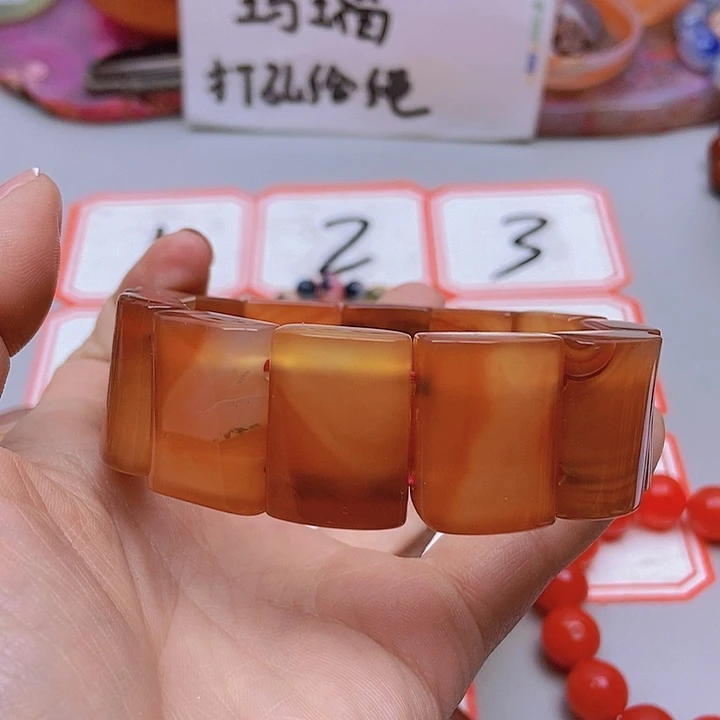 【闪购商品】玛瑙/玉髓珠宝半成品未镶嵌李*