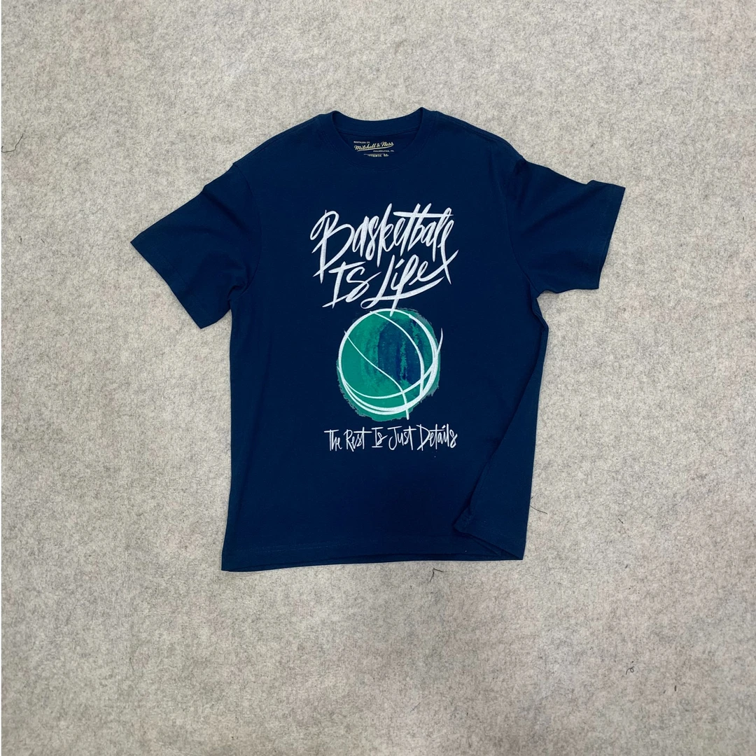 Q03-51397-MIT夏季正面球球印花时尚圆领半袖