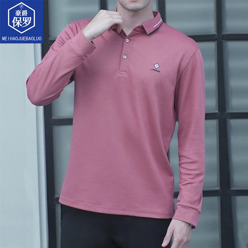 【璐璐专属】美·豪爵保罗休闲POLO衫商务百搭宽松衬衫上衣HJ-2126