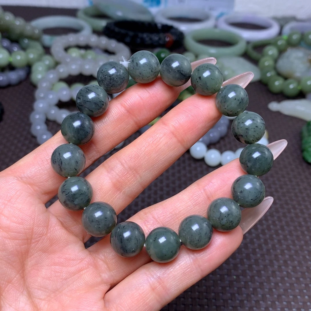 未镶嵌手串和田玉卡12