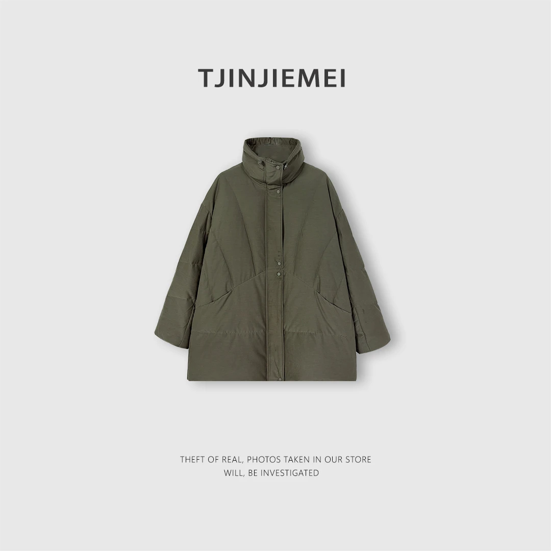 T井姐妹【热气球】设计感简约收腰显瘦鹅绒服ERF2512-8A252