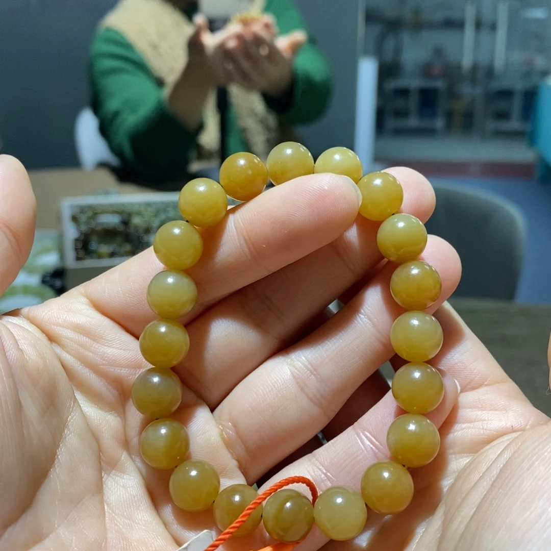 和田玉未镶嵌手链110