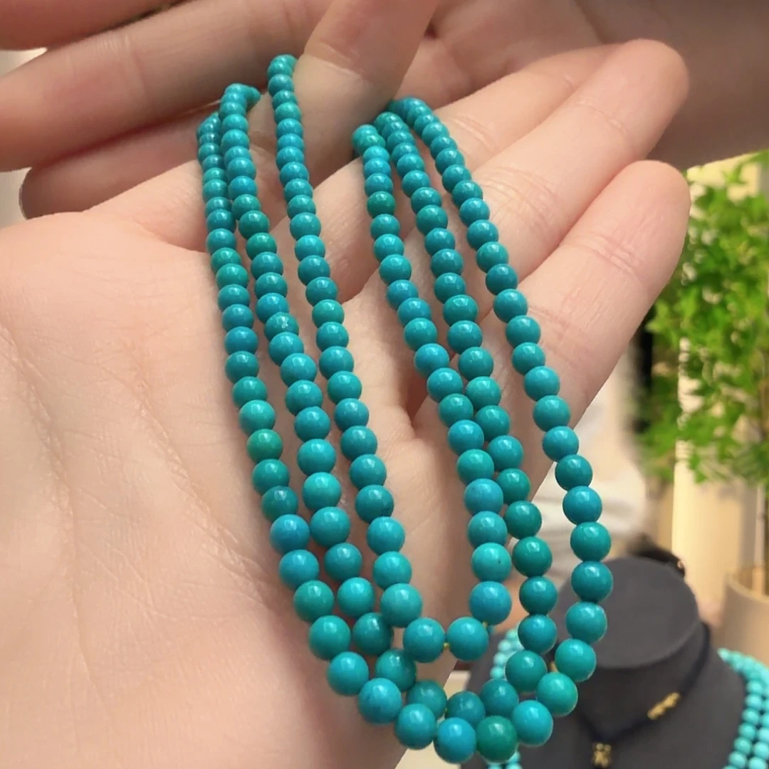 绿松石未镶嵌颈饰