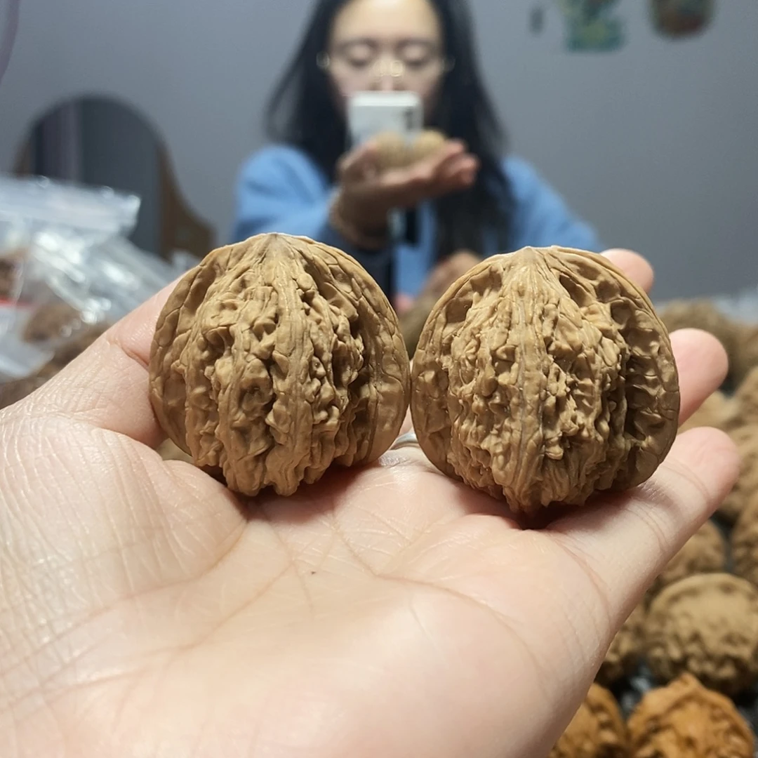 桃核吊坠 密纹 38