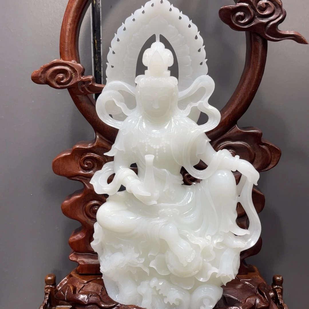 和田玉未镶嵌摆件