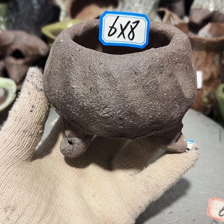 粗陶花盆制作就这样的