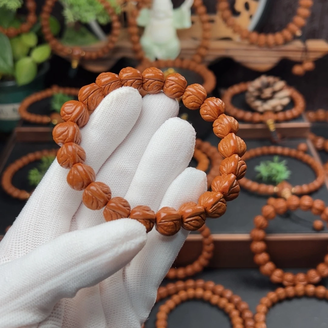 吊坠桃核1.2玉龙脊手串