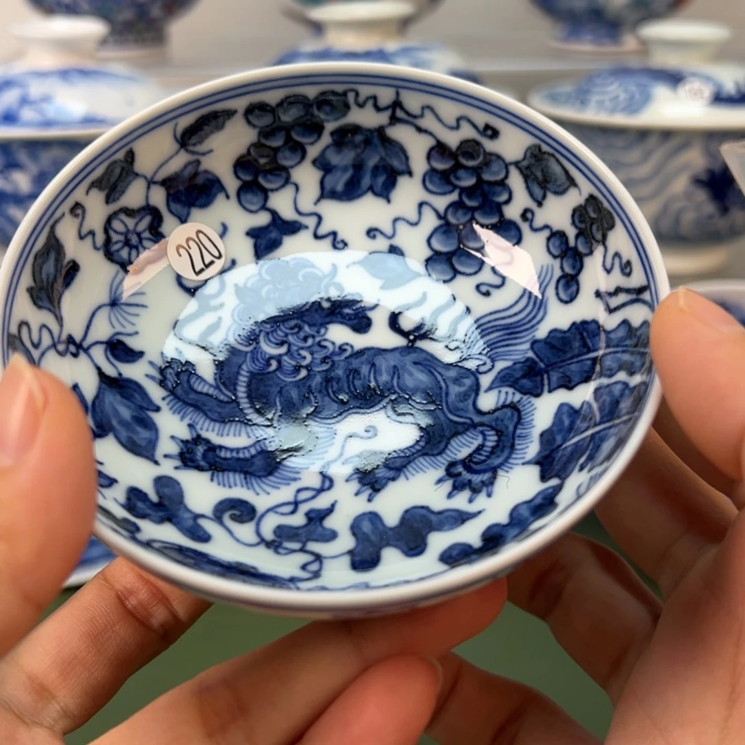 杯木木景德镇纯手绘茶具220