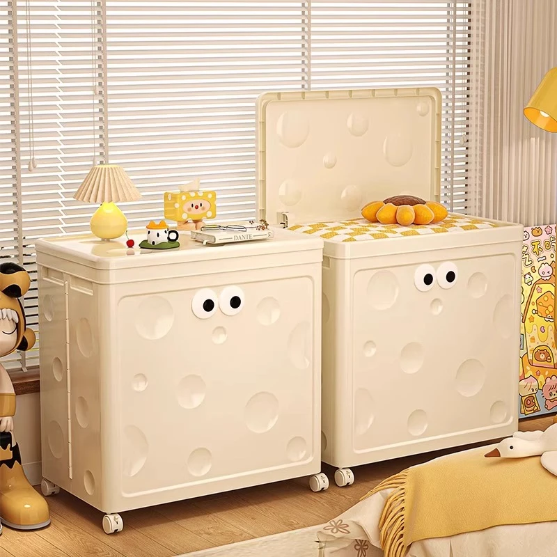 锦绣百年衣服收纳箱家用大容量翻盖箱超大换季被子可折叠储物柜子