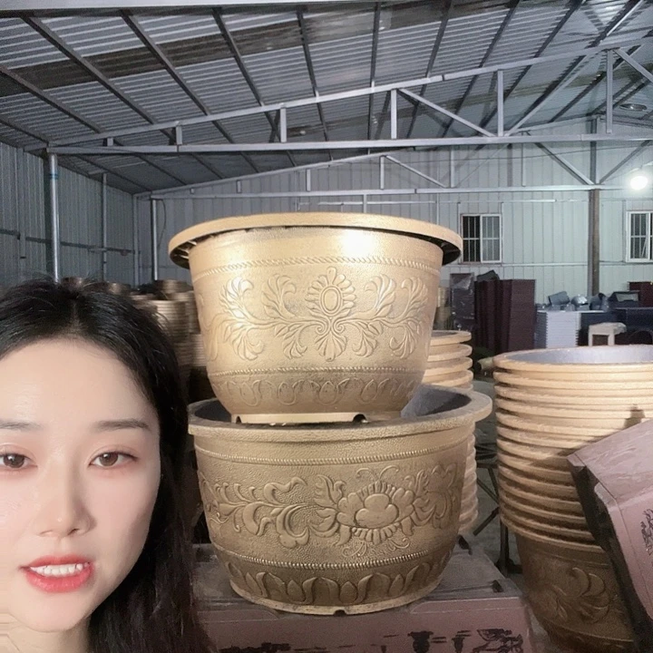 圆形70花盆2个有孔