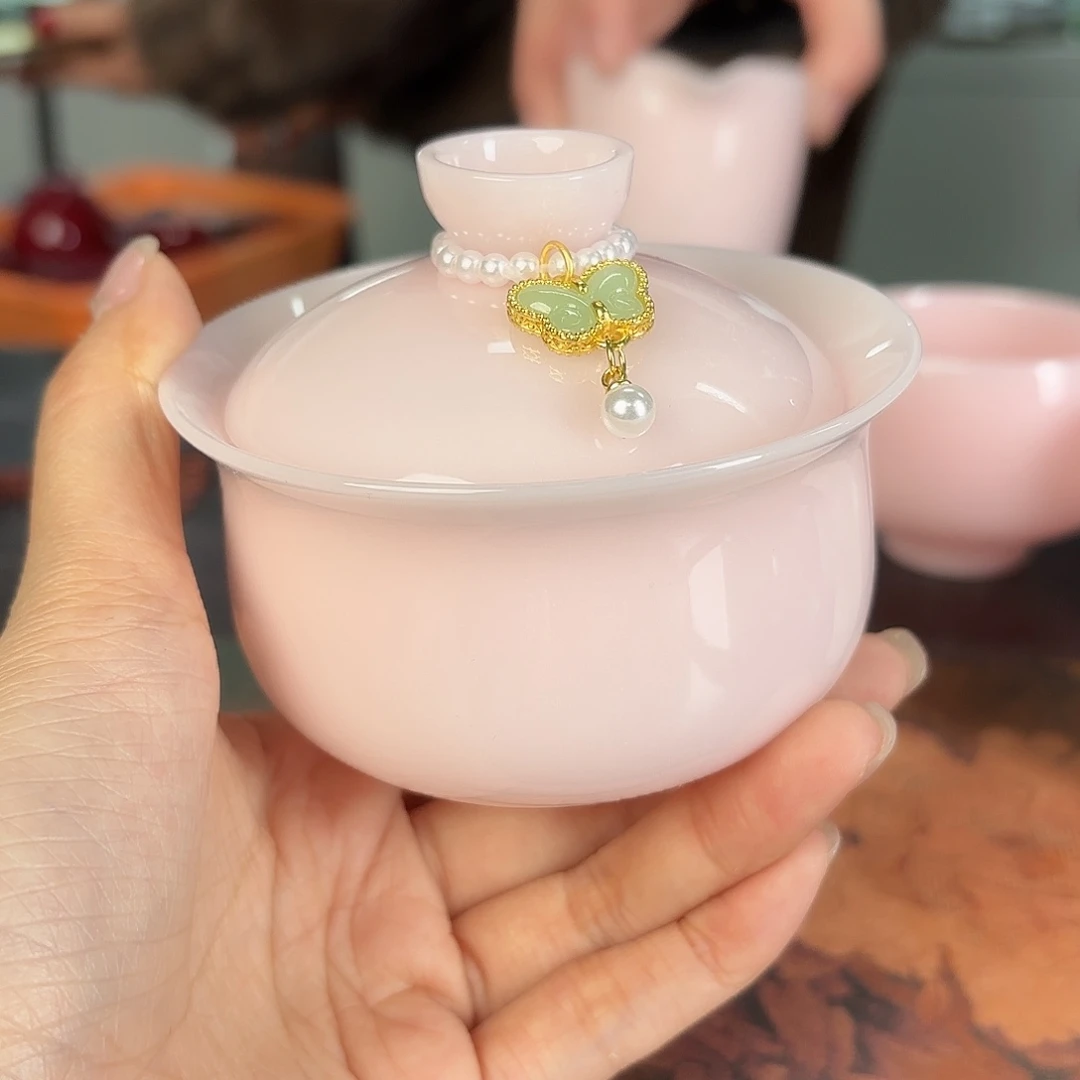 龙泉云间青瓷小米茶器