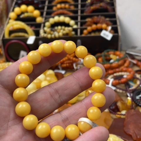 手串琥珀未镶嵌手串