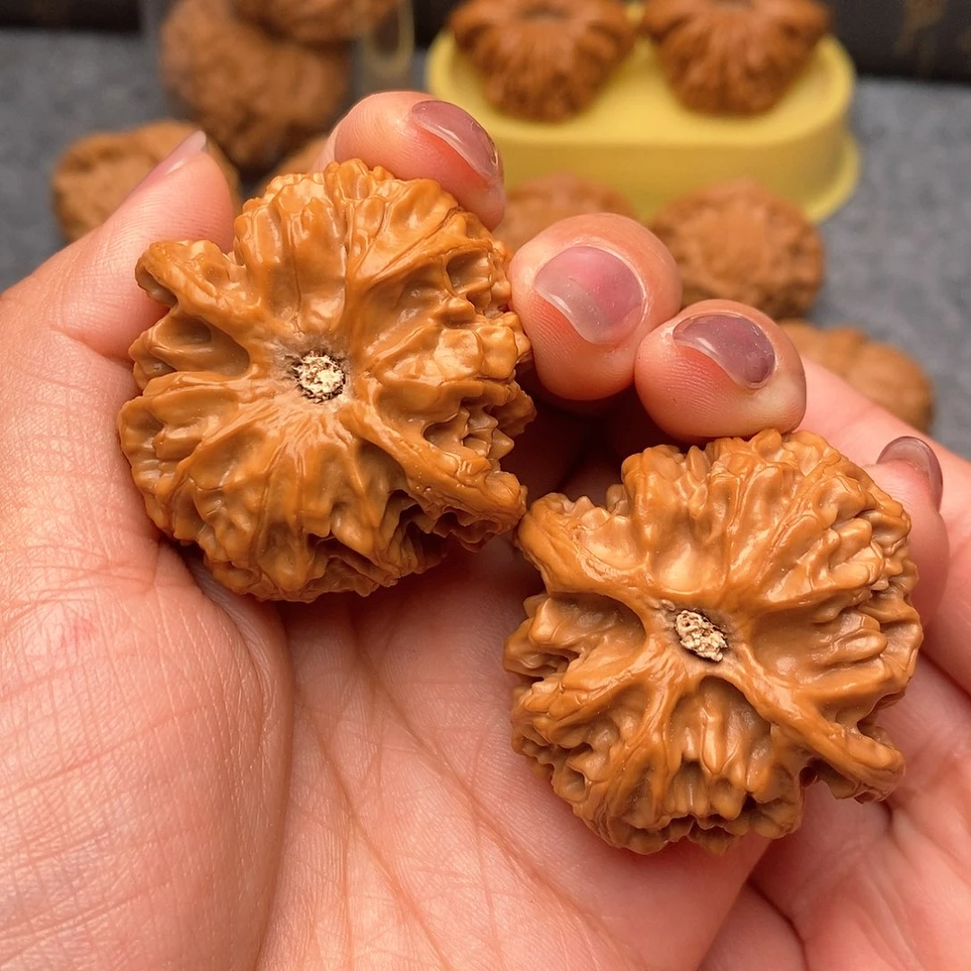 文玩核桃把件七*`毕业苹果42全